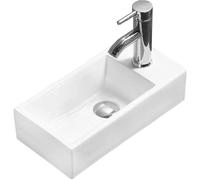 Mexen Inez lavabo de comptoir gauche 45 x 25 cm, blanc - 21434500L 1257 5903163381144