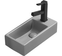 Mexen Inez lavabo mural gauche 40 x 20 cm, gris clair mat - 21484061L 15924 5907709157248