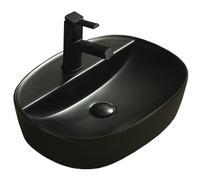 Mexen Iris lavabo à poser 50 x 38 cm, noir mat - 21995085 1387 5907709190641