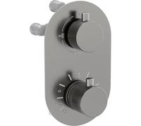 Mexen Kai mitigeur thermostatique baignoire-douche 3 sorties, graphite - 77602-66 424 5907709119116
