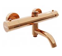 Mexen Kai robinet de baignoire-douche thermostatique, or rose - 77900-60 440 5907709119215