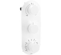 Mexen Kai robinet thermostatique bain-douche à 3 sorties, blanc - 77603-20 432 5907709119147