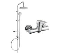 Mexen Kama Carl ensemble de douche apparente avec douche de tête et mitigeur, chromé - 72540240-00 6082 5907709181663