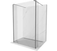 Mexen Kioto cloison de douche autoportante 110 x 30 x 30 cm, transparente, gris canon brossé - 800-110-030-222-66-00-030 49688 5905315352606