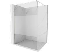Mexen Kioto cloison de douche Walk-in 100 x 200 cm, transparent/givre 8 mm, nickel brossé - 800-100-101-97-35 38925 5905315245243