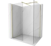 Mexen Kioto panneau de douche Walk-in 170 x 115 cm, transparent, or brossé - 800-170-202-55-00-115 43701 5905315327437