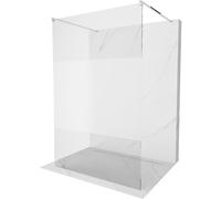 Mexen Kioto paroi de douche 140x200 cm, transparent/gel, chrome, verre 8 mm