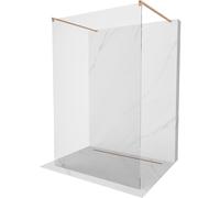 Mexen Kioto paroi de douche libre 125 x 200 cm, transparent 8 mm, cuivre brossé - 800-125-002-65-00 36361 5905315268563