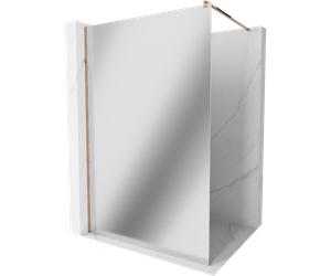 Mexen Kioto paroi de douche Walk-in 100 x 200 cm, miroir 8 mm, or rose - 800-100-101-60-50 2777 5907709132498