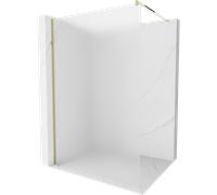 Mexen Kioto paroi de douche Walk-in 80 x 200 cm, givre 8 mm, or - 800-080-101-50-30 2671 5907709129283
