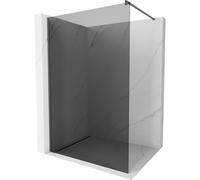Mexen Kioto paroi de douche Walk-in 80 x 200 cm, graphite 8 mm, gris pistolet brossé - 800-080-101-66-40 38683 5905315242464