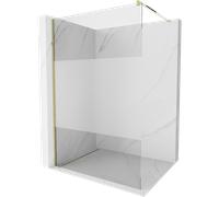 Mexen Kioto paroi de douche Walk-in 80 x 200 cm, transparent/givre 8 mm, dorée - 800-080-101-50-35 2714 5907709129207