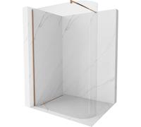 Mexen Kioto-R Paroi de douche arrondie Walk-in 140 x 200 cm, transparent 8 mm, or rose - 800-140-101-60-06 21286 5905315200730