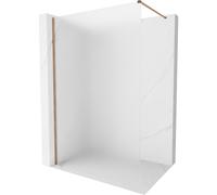 Mexen Kioto-X paroi de douche Walk-in 110 x 200 cm, givrée 10 mm, or rose - 800-110-101-60-30-X 59386 5905315536297
