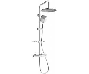 Mexen KT17 ensemble de douche en surface avec pomme de douche et mitigeur thermostatique, chrome - 771501793-00 1973 5907709141803