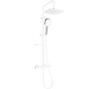 Mexen KX33 ensemble de douche mural avec pomme de douche et robinet thermostatique, blanc/chrome - 771503391-21 1957 5907709141742