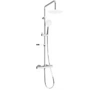 Mexen KX67 ensemble de douche apparente avec douche de tête et robinet thermostatique, chrome/blanc - 771506791-00 1967 5907709141711