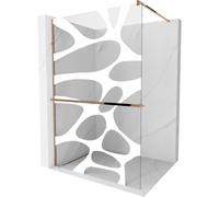 Mexen Kyoto + paroi de douche 90 x 200 cm, verre trempé, design or rose