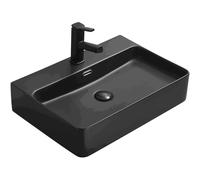 Mexen Lara lavabo de comptoir 60 x 42 cm, noir mat - 21166085 2232 5907709191075