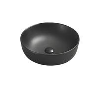 Mexen Lavabo de salle de bain avec cuve simple Lana - Noir mat - 22234185