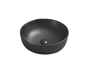 Mexen Lavabo de salle de bain avec cuve simple Lana - Noir mat - 22234185