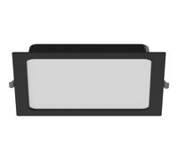 Mexen LDRR panneau de plafond encastré LED downlight 22 x 22 cm, 18W, Froid - 6500K, 1440 lm, noir - L211-022-1865-70 97341 5905315984487