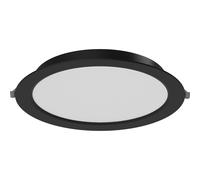 Mexen LDRR panneau de plafond encastré LED Downlight, diamètre 22 cm, 18W, Froid - 6500K, 1440 lm, noir - L210-022-1865-70 96468 5905315984289