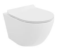 Mexen Lena cuvette wc sans bride avec abattant slim à descente progressive, duroplast, blanc brillant - 30224000 4281 5903163380215