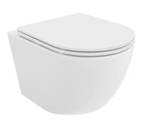Mexen Lena cuvette WC sans rebord avec abattant slim à descente progressive, duroplast, blanc brillant - 30220300 4298 5907709113497