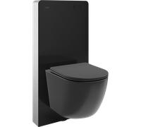 Mexen Lena kit de surface WC châssis pneumatique Tex Air G avec cuvette WC et abattant à descente lente, noir mat 101248 5907931048154