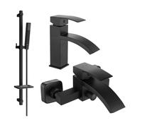 Mexen Libra Ensemble de baignoire DQ77, noir - 745103DQ77-70 5513 5907709184985