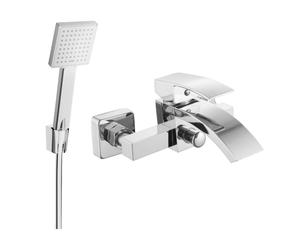 Mexen Libra R45 robinet de baignoire avec ensemble de douche, chromé - 74513R45-00 5553 5907709187764
