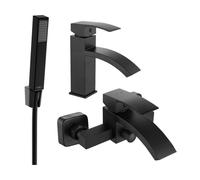 Mexen Libra R77 ensemble baignoire, noir - 745103R77-70 5531 5907709187542
