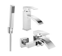 Mexen Libra R77 ensemble de bain, chromé - 745103R77-00 5529 5907709187528