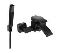 Mexen Libra R77 robinet de baignoire avec ensemble douche, noir - 74513R77-70 5549 5907709187726