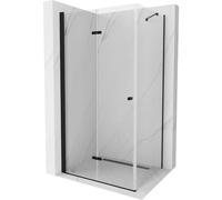 Mexen Lima cabine de douche pliante 80 x 110 cm, transparente, noire - 856-080-110-70-00 3902 5907709104501