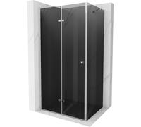Mexen Lima cabine de douche pliante 80 x 90 cm, graphite, chrome - 856-080-090-01-40 3939 5907709104662