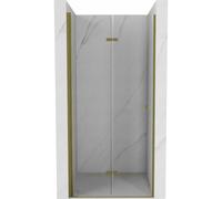 Mexen Lima portes de douche pliables 80 cm, transparentes, dorées - 856-080-000-50-00 2586 5907709130890
