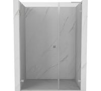 Mexen Lunar-B L Paroi de douche gauche 125 cm Transparent Nickel brossé