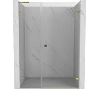 Mexen Lunar-B L porte de douche pivotante droite 120 cm, transparent, doré - 832SL-120-050-50-00-P 69531 5905315527646