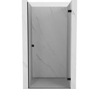Mexen Lunar-B porte de douche à battant droite 65 cm, transparent, noir - 832-065-000-70-00-P 68735 5905315452542