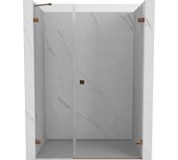 Mexen Lunar-B porte de douche pivotante droite 115 cm, transparent, or rose - 832S-115-050-60-00-P 69573 5905315526014