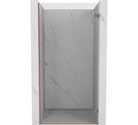 Mexen Lunar-B porte de douche pivotante droite 65 cm, transparent, cuivre brossé - 832-065-000-65-00-P 68660 5905315452368