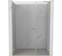 Mexen Lunar-B porte de douche pivotante gauche 110 cm, transparent, doré brossé - 832S-110-050-55-00-L 69134 5905315525017