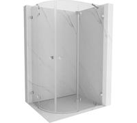 Mexen Lunar cabine de douche quart de cercle pivotante droite 100 x 80 cm, transparent, chrome - 833-100P-080L-01-00 61836 5905315411105