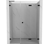 Mexen Lunar-F L porte de douche pliante droite 115 cm, transparent, noir - 836SL-115-050-70-00-P 69783 5905315514981