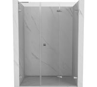 Mexen Lunar-F L porte de douche pliante droite 130 cm, transparent, chrome - 836SL-130-050-01-00-P 69629 5905315514387