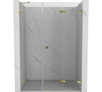 Mexen Lunar-F portes de douche pliantes droites 120 cm, transparentes, dorées - 836S-120-050-50-00-P 69292 5905315512741