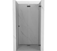 Mexen Lunar-F porte de douche pliante droite 80 cm, transparent, gris canon brossé - 836-080-000-66-00-P 68999 5905315477323
