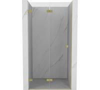 Mexen Lunar-F porte de douche pliante gauche 65 cm, transparent, or brossé - 836-065-000-55-00-L 68772 5905315476128